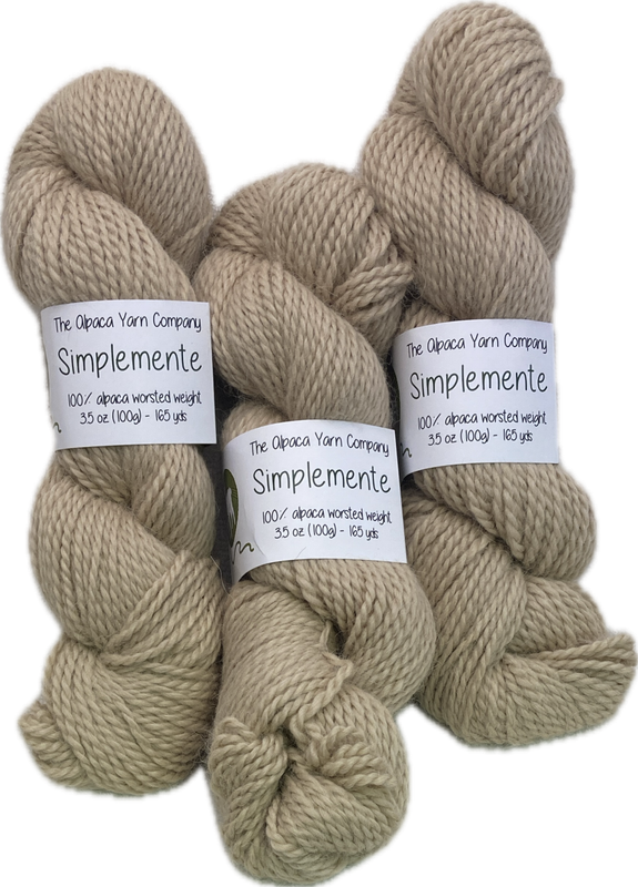 Simplemente Alpaca Yarn - Champagne