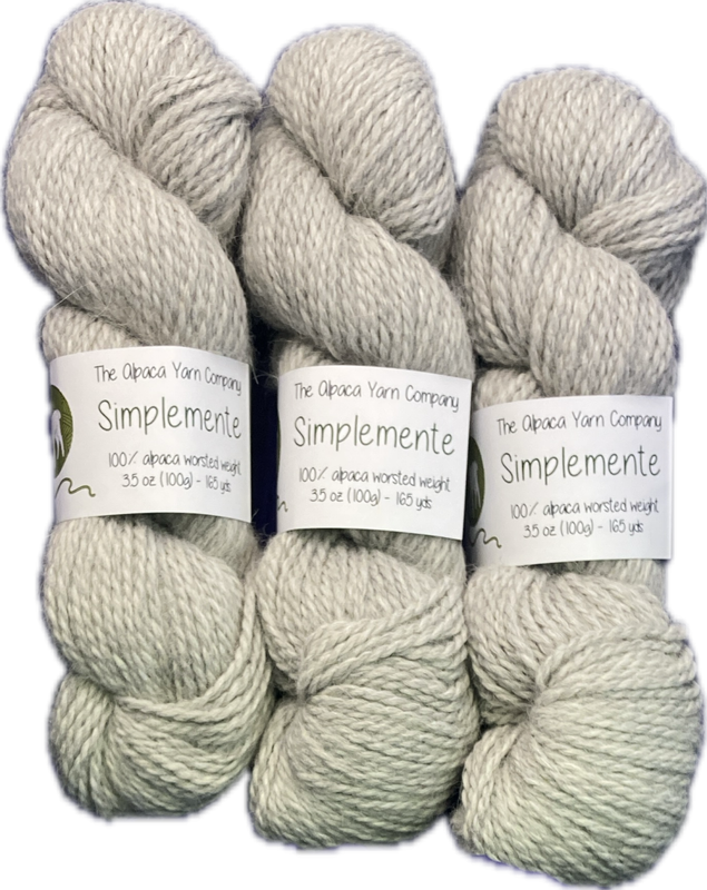 Simplemente Alpaca Yarn - Dove Gray