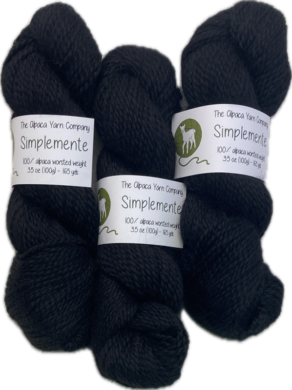 Simplemente Alpaca Yarn - Ink