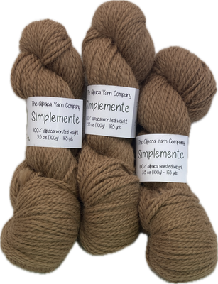 Simplemente Alpaca Yarn - Cinnamon