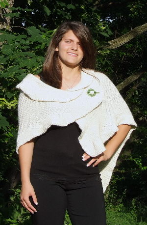 Sophie Reversible Shawl by Kristin Omdahl