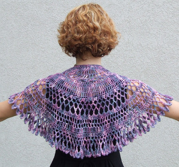 Summer Twilight Shawlette by Tasha Poe