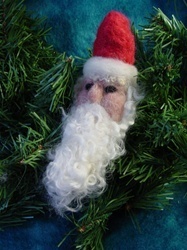 Santa Ornament Felting Kit