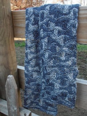 Drop Stitch Alpaca Scarf Knitting Class