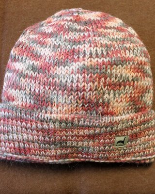 Fisherman Alpaca Hat - Cranberry Melange