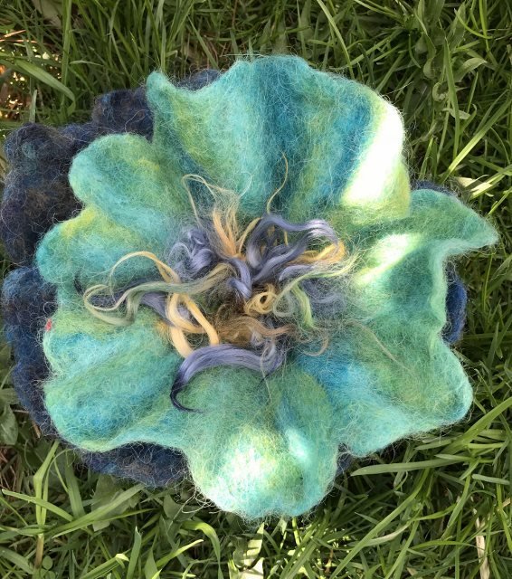 Flower Wet Felting Class