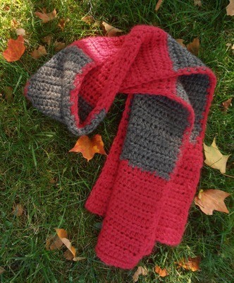 Color Block Scarf Crochet Class