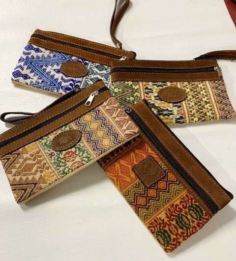 Handwoven and Leather Case