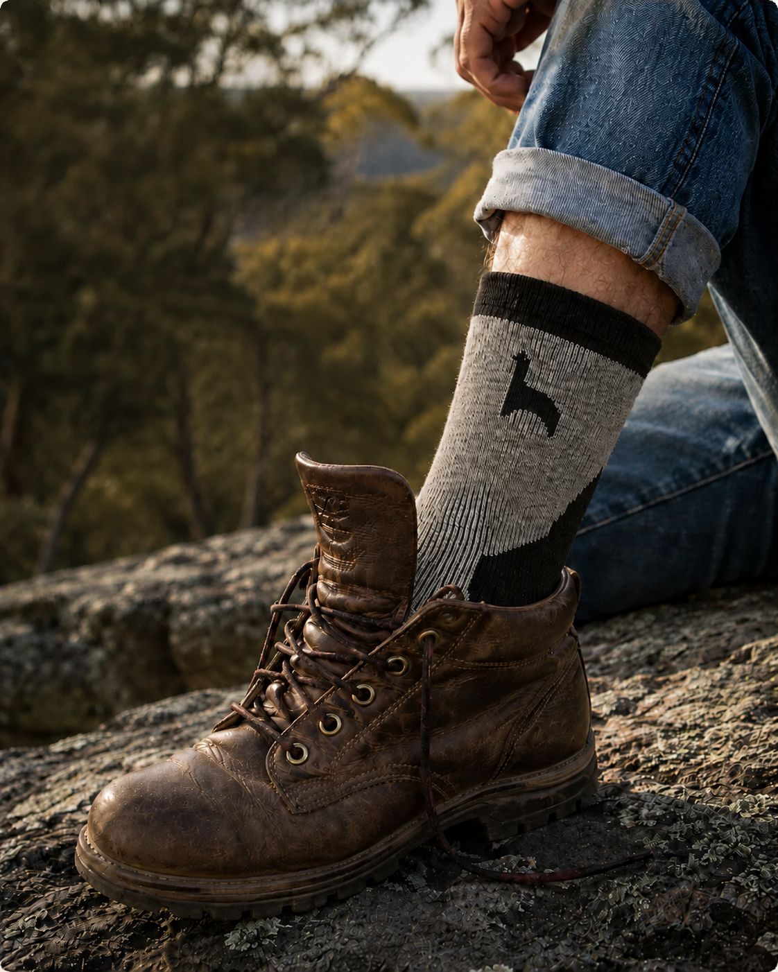 Alpaca Hiker Socks
