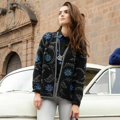 Morning Glory Alpaca Cardigan
