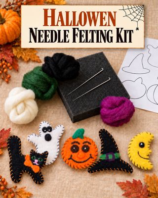 Halloween Needle Felting Kit