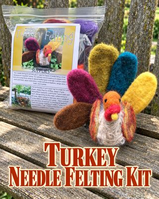 Turkey Needle Felting Kit