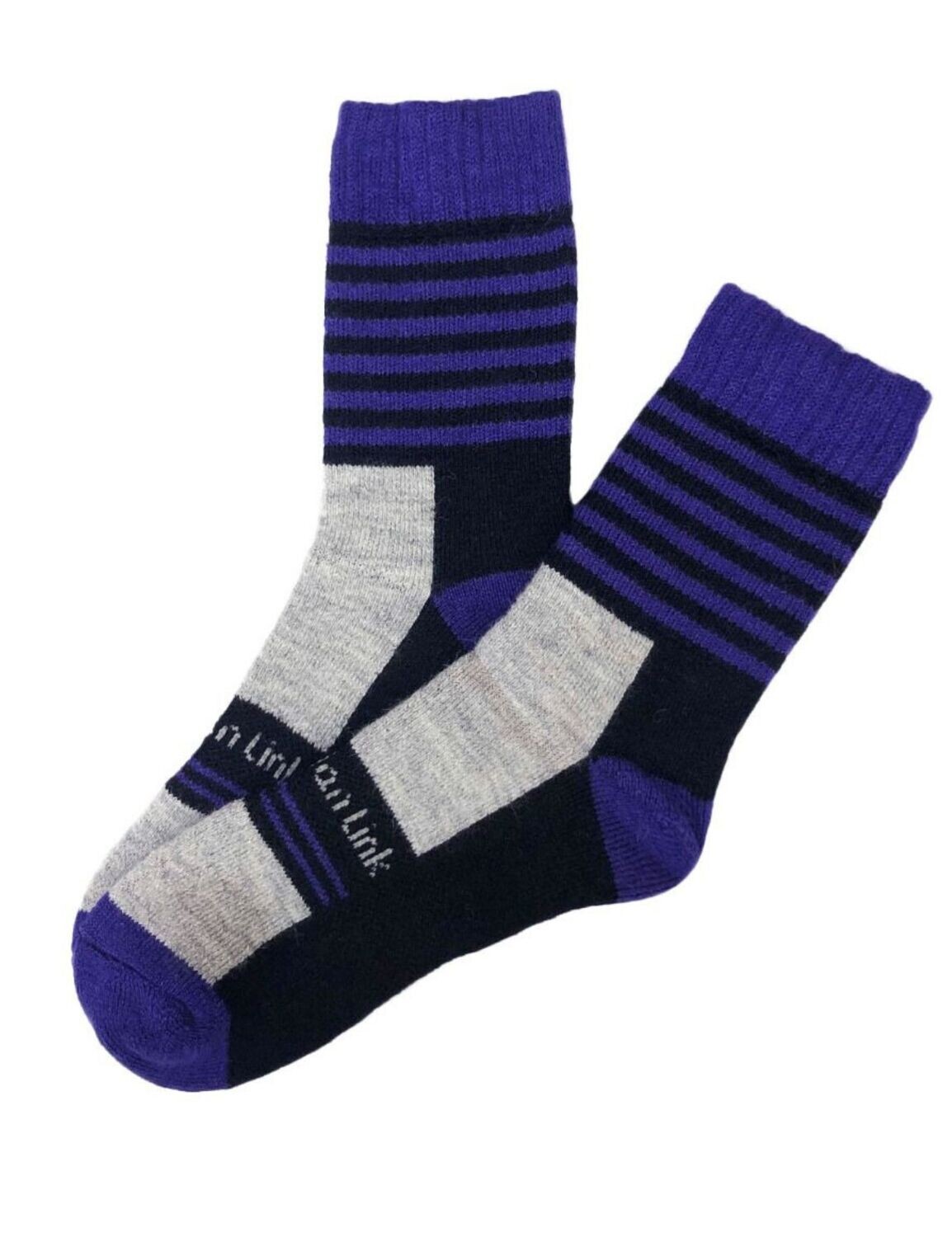 Striped Hiker Alpaca Socks