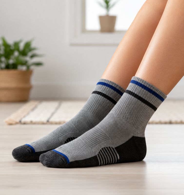 baltic alpaca crew socks
