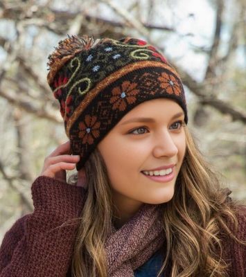 Mariana Alpaca Hat - Amber