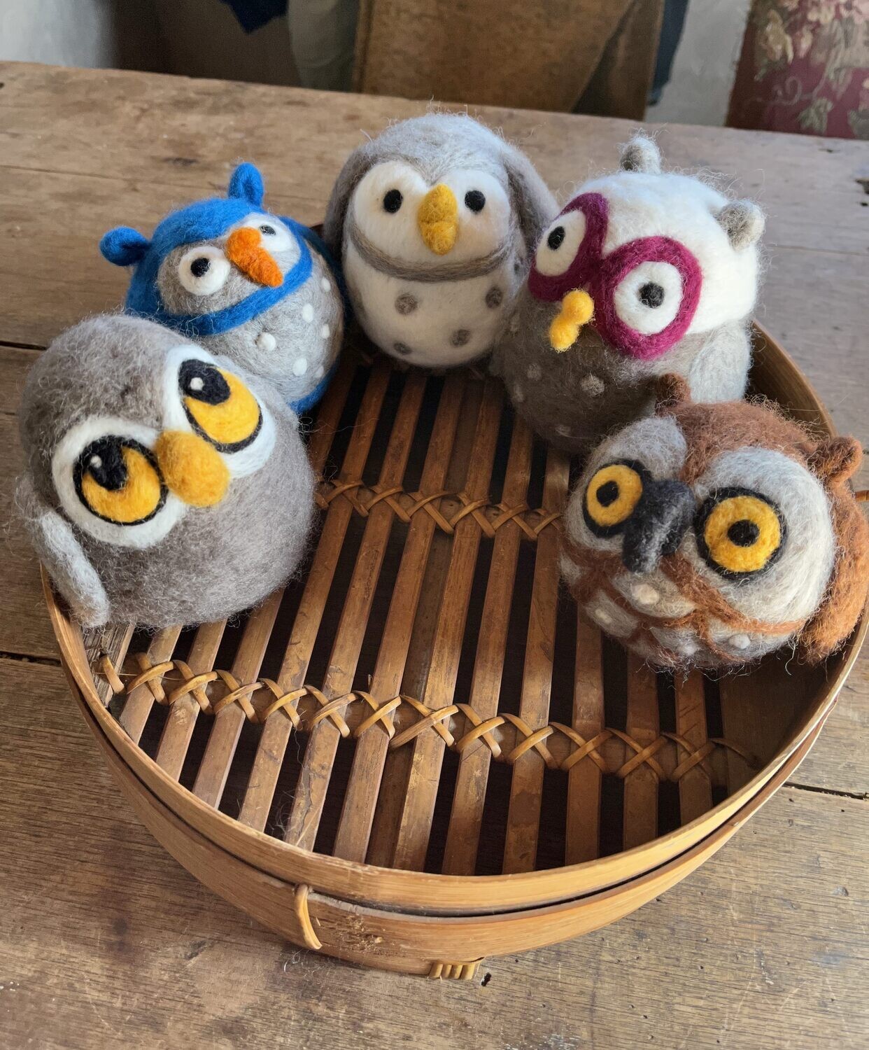 Owl Needle Felting Class