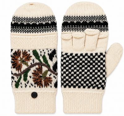 Forest Glen Alpaca Glittens - Ivory