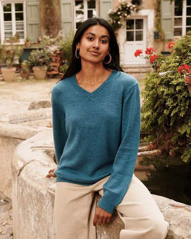 Santorini Alpaca Silk Cashmere Sweater