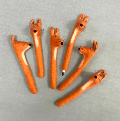 Fox Pencil Toppers