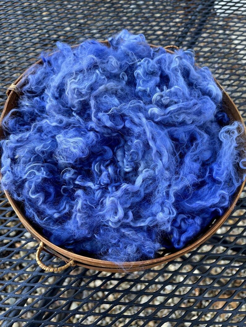 Hand-dyed Mohair - Aster