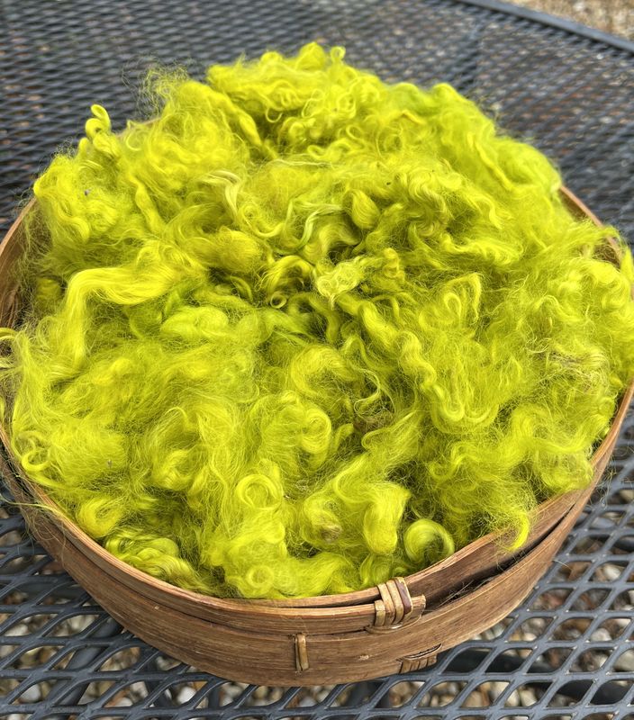 Hand-Dyed Mohair - Wattle