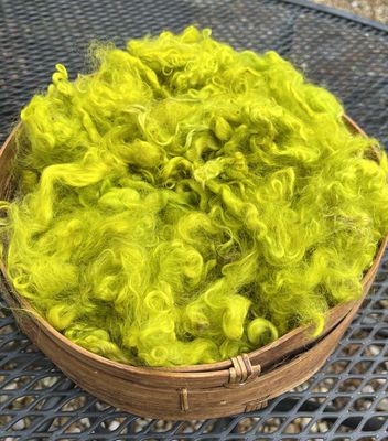 Hand-Dyed Mohair - Wattle