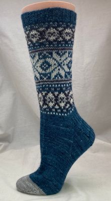 Chance of Flurries Sock Knitting Kit