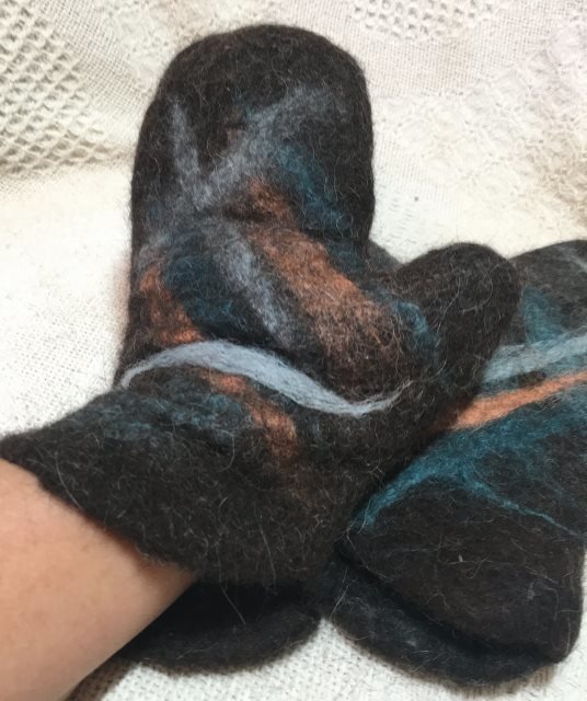 Mitten Wet Felting Class