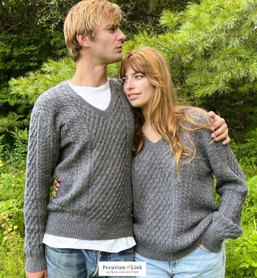 Highlander Women's Alpaca V-Neck Sweater