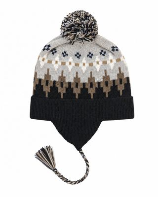 Chakana Alpaca Chullo - Black