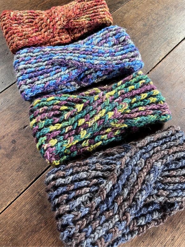 Alpaca Twisted Headband Crochet Kit - Paca Paints Yarn