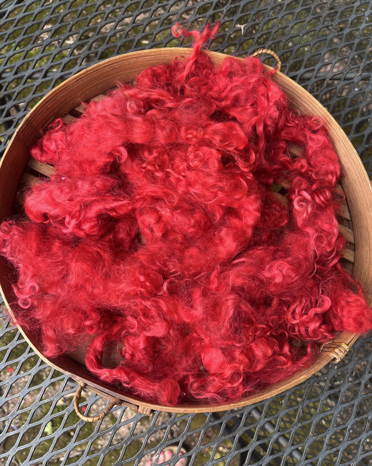 Hand-Dyed Mohair - Crab Apple