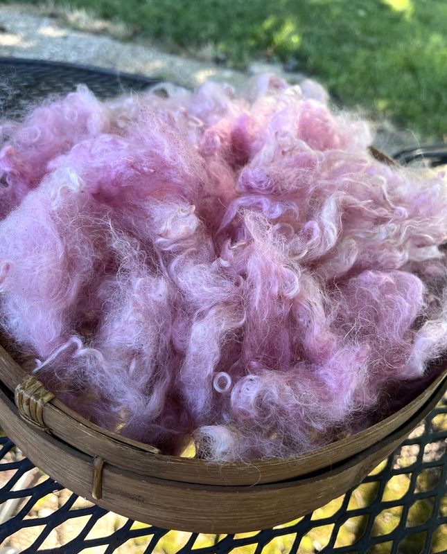 Hand-dyed Mohair - Primula