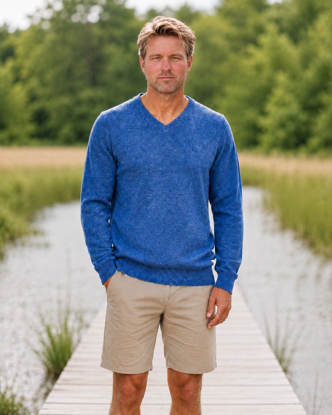 Catamaran V Neck Sweater