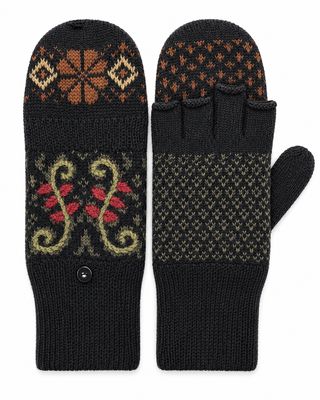 Mariana Alpaca Glittens - Amber