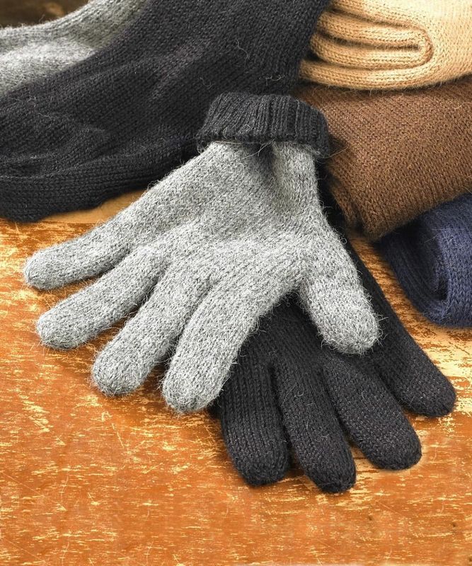 Reversible Alpaca Gloves