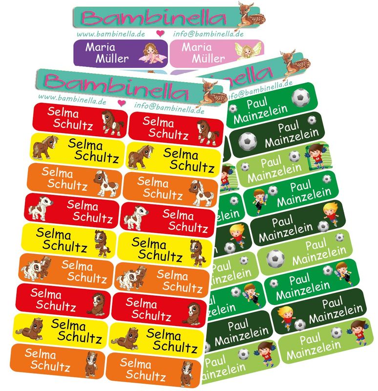 Bambinella Namensticker