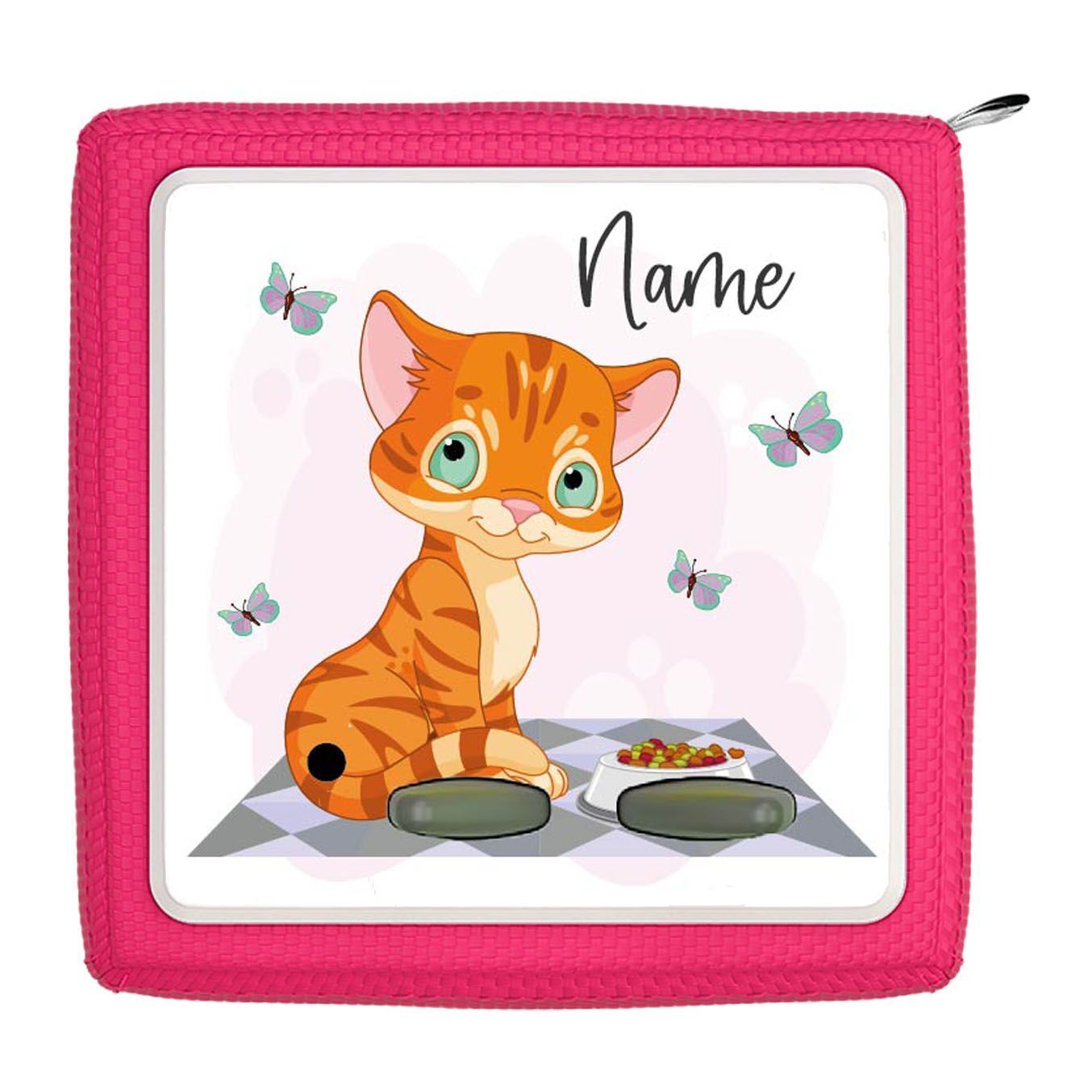 Toniebox Schutzfolie  - personalisierbar | Katze rot getigert