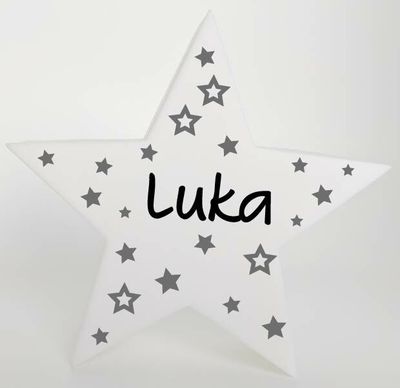LED Stern Dekolicht - personalisiert