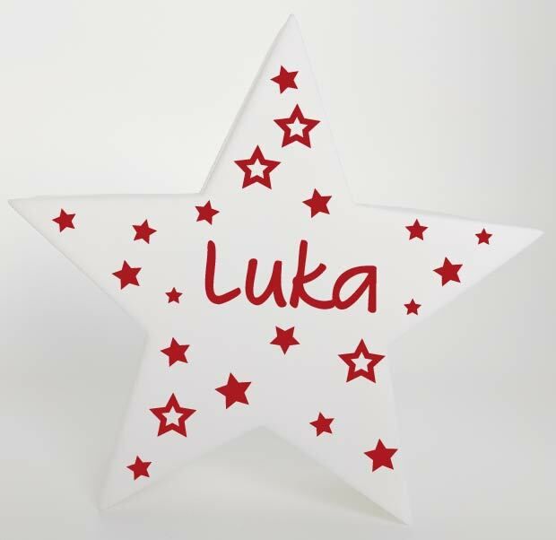 LED Stern Dekolicht - personalisiert