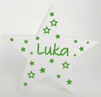 LED Stern Dekolicht - personalisiert