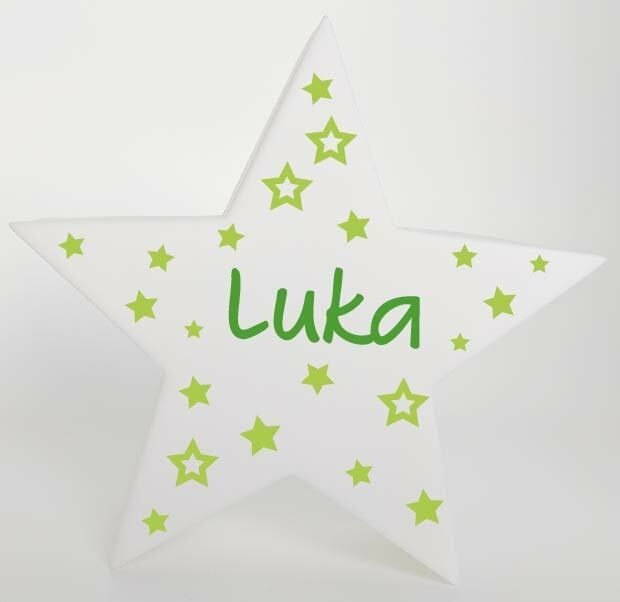 LED Stern Dekolicht - personalisiert