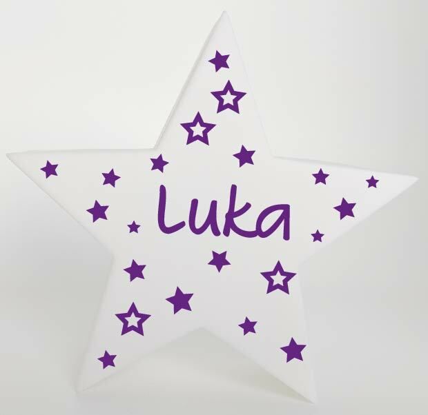 LED Stern Dekolicht - personalisiert