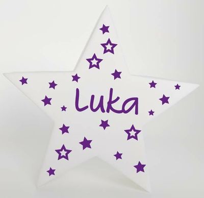 LED Stern Dekolicht - personalisiert