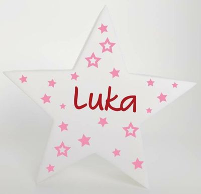 LED Stern Dekolicht - personalisiert