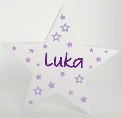 LED Stern Dekolicht - personalisiert