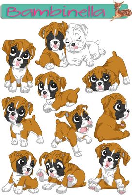 Stickerparade - Boxer - 10 Sticker