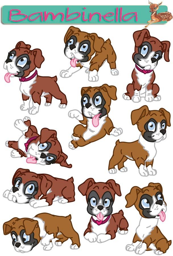 Stickerparade - Boxer- 10 Sticker
