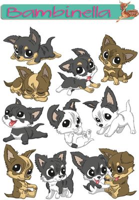 Stickerparade - Chihuahua - 10 Sticker