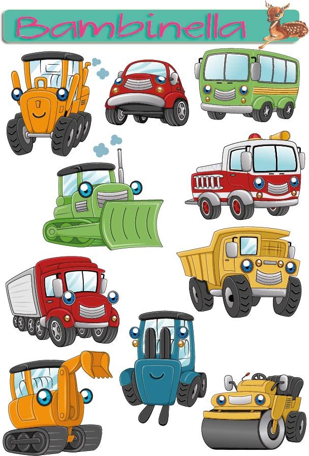 Stickerparade - Fahrzeuge - 10 Sticker